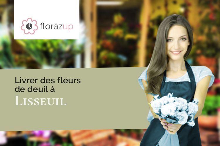 couronnes florales pour un enterrement à Lisseuil (Puy-de-Dôme/63440)