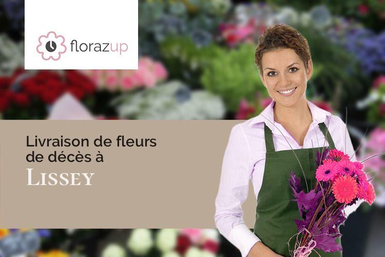 créations florales pour un enterrement à Lissey (Meuse/55150)