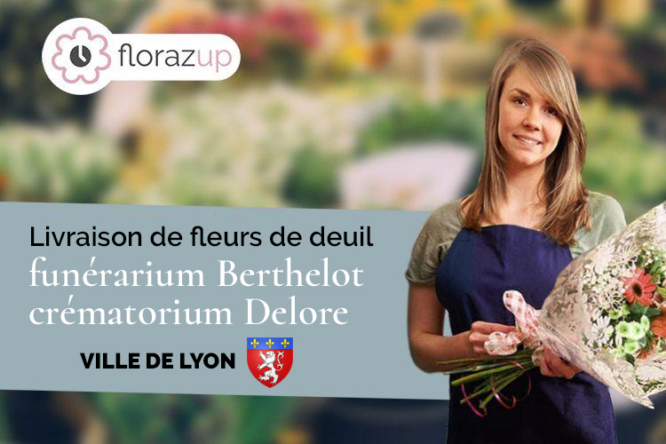 Livraison de fleurs d'obsèques pour livraison en chambre funéraire à Lyon (Rhône/69007/69008)
