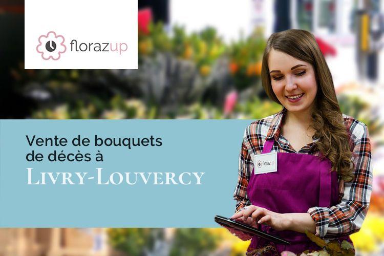 compositions florales pour un deuil à Livry-Louvercy (Marne/51400)