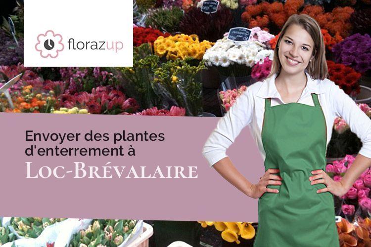 créations florales pour un décès à Loc-Brévalaire (Finistère/29260)