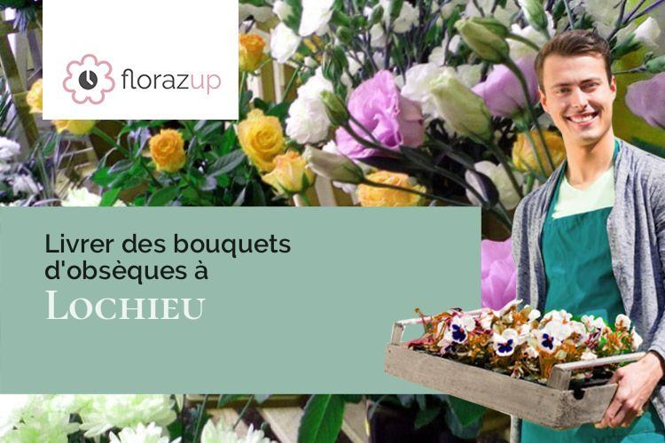 croix de fleurs pour une crémation à Lochieu (Ain/01260)