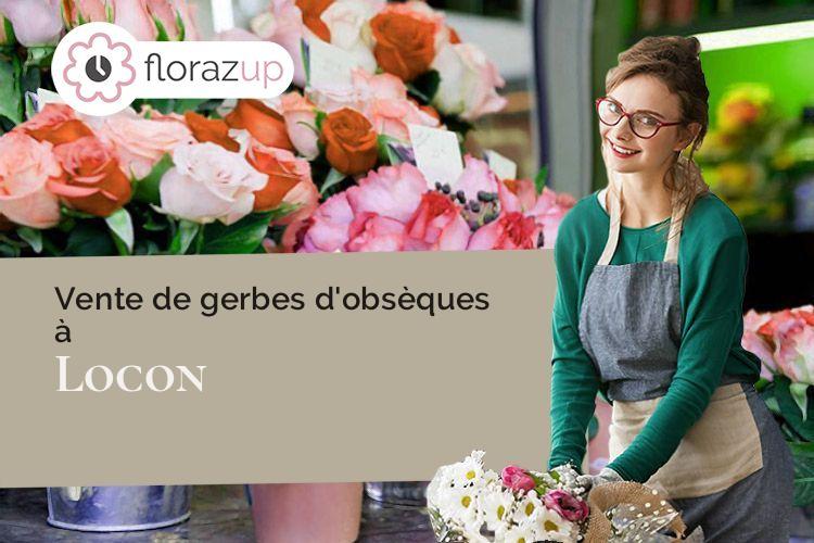 coupes de fleurs pour un enterrement à Locon (Pas-de-Calais/62400)