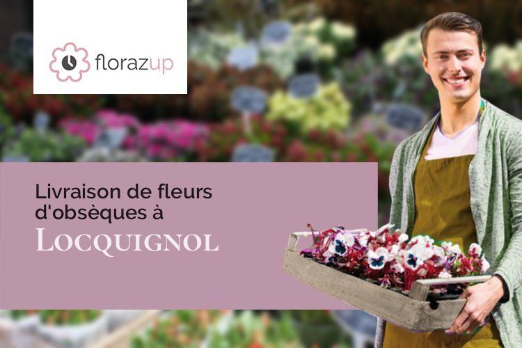 compositions de fleurs pour des funérailles à Locquignol (Nord/59530)