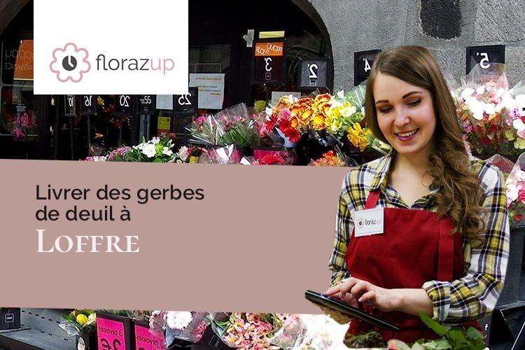 créations de fleurs pour des funérailles à Loffre (Nord/59182)