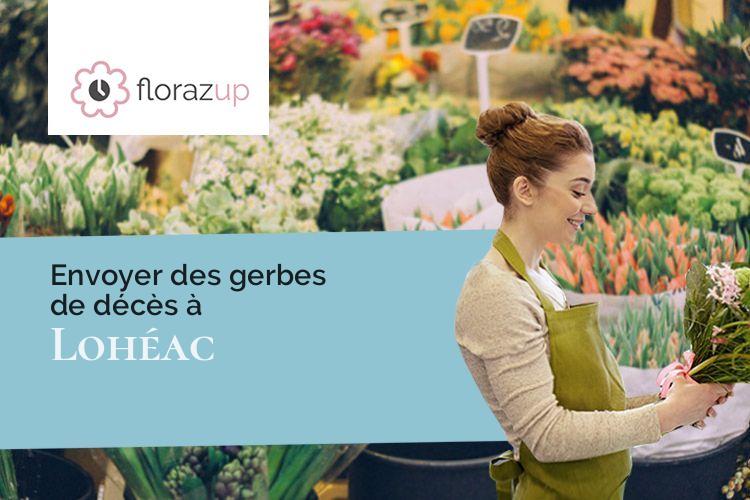compositions florales pour des funérailles à Lohéac (Ille-et-Vilaine/35550)