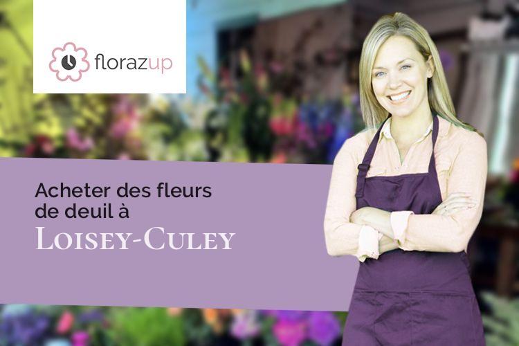 coeurs de fleurs pour des funérailles à Loisey-Culey (Meuse/55000)