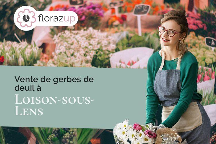 créations florales pour des funérailles à Loison-sous-Lens (Pas-de-Calais/62218)