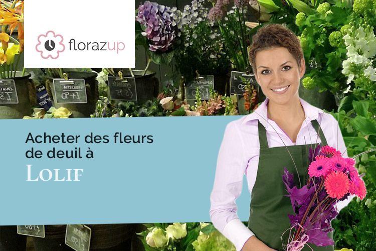 gerbes de fleurs pour une crémation à Lolif (Manche/50530)