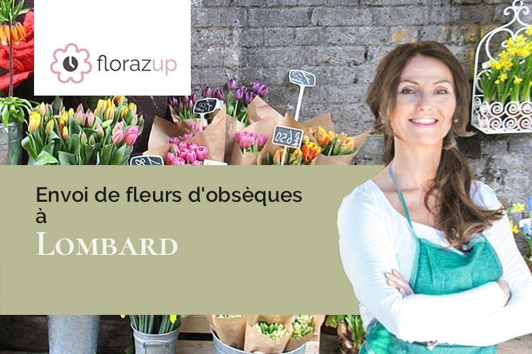 couronnes florales pour une crémation à Lombard (Doubs/25440)