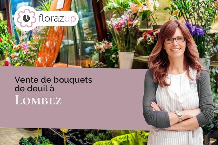 couronnes de fleurs pour des obsèques à Lombez (Gers/32220)