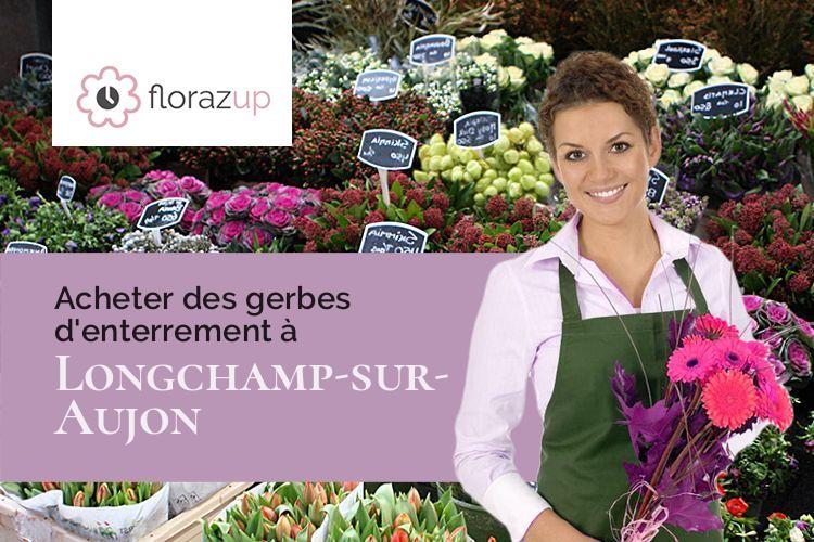 gerbes de fleurs pour un décès à Longchamp-sur-Aujon (Aube/10310)