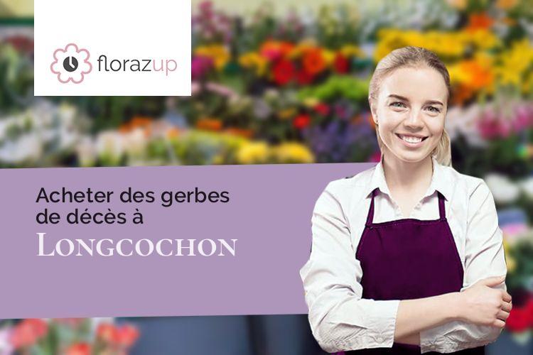 gerbes de fleurs pour un enterrement à Longcochon (Jura/39250)
