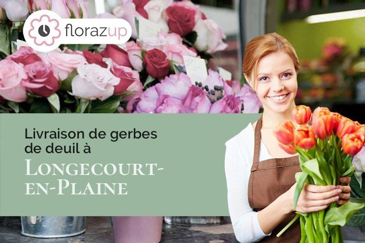 couronnes florales pour un décès à Longecourt-en-Plaine (Côte-d'Or/21110)