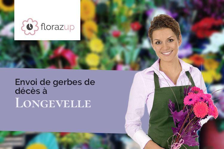 compositions florales pour des obsèques à Longevelle (Haute-Saône/70110)