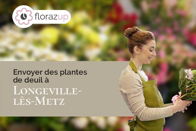 coeur de fleurs pour une crémation à Longeville-lès-Metz (Moselle/57050)