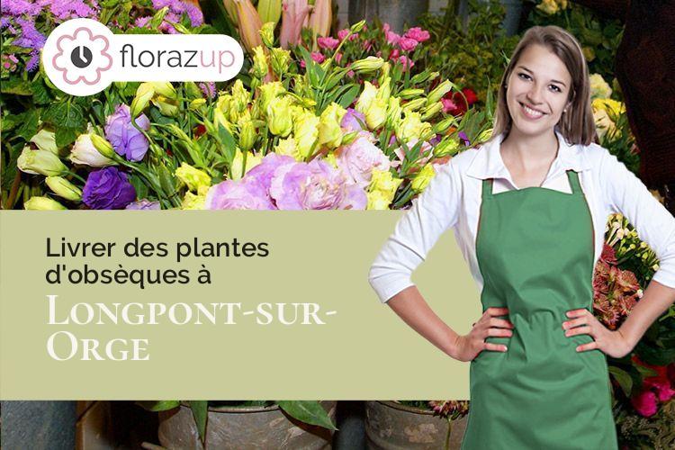 compositions florales pour un enterrement à Longpont-sur-Orge (Essonne/91310)