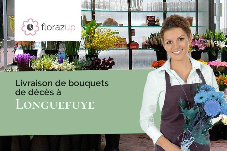 compositions de fleurs pour des obsèques à Longuefuye (Mayenne/53200)