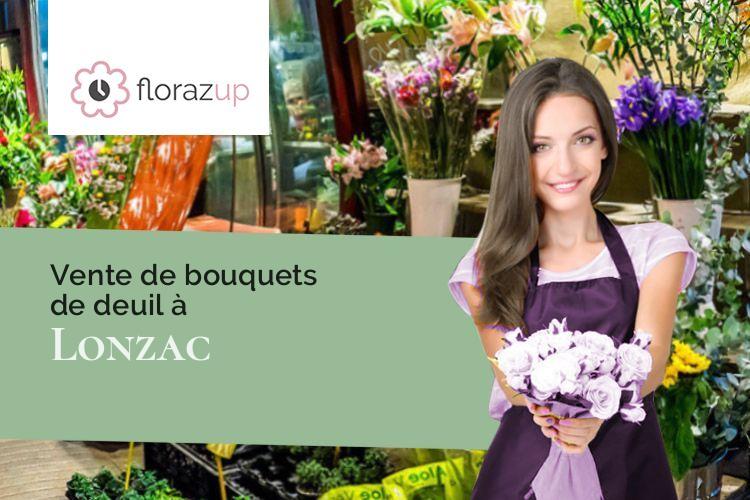 fleurs deuil pour des obsèques à Lonzac (Charente-Maritime/17520)