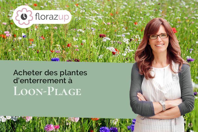 compositions de fleurs pour un enterrement à Loon-Plage (Nord/59279)