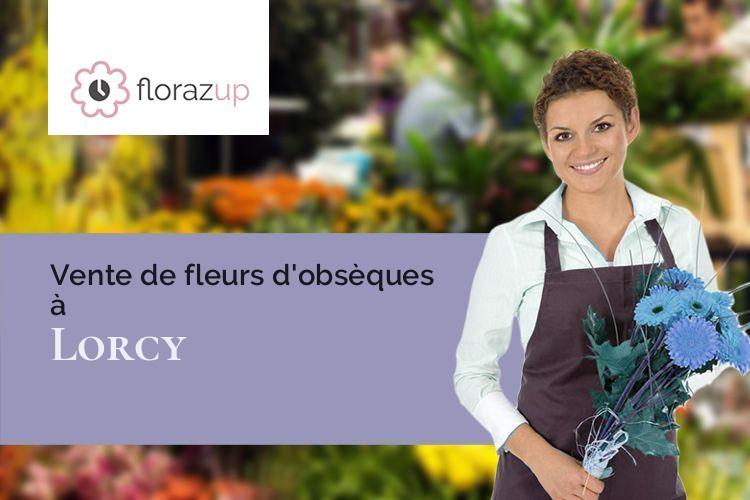 compositions florales pour une crémation à Lorcy (Loiret/45490)