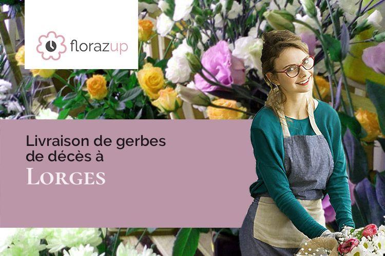 gerbes de fleurs pour un enterrement à Lorges (Loir-et-Cher/41370)