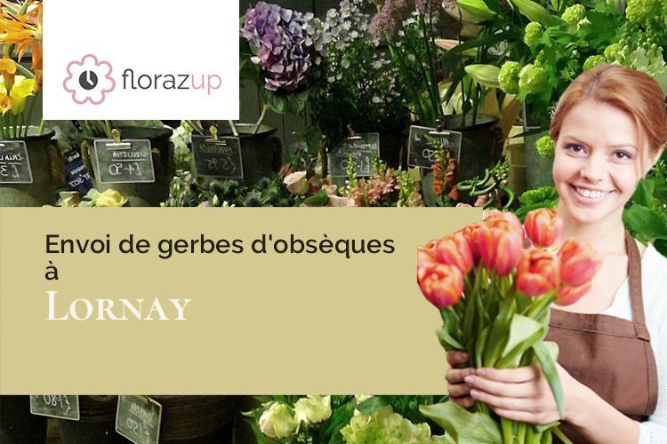 fleurs deuil pour une crémation à Lornay (Haute-Savoie/74150)