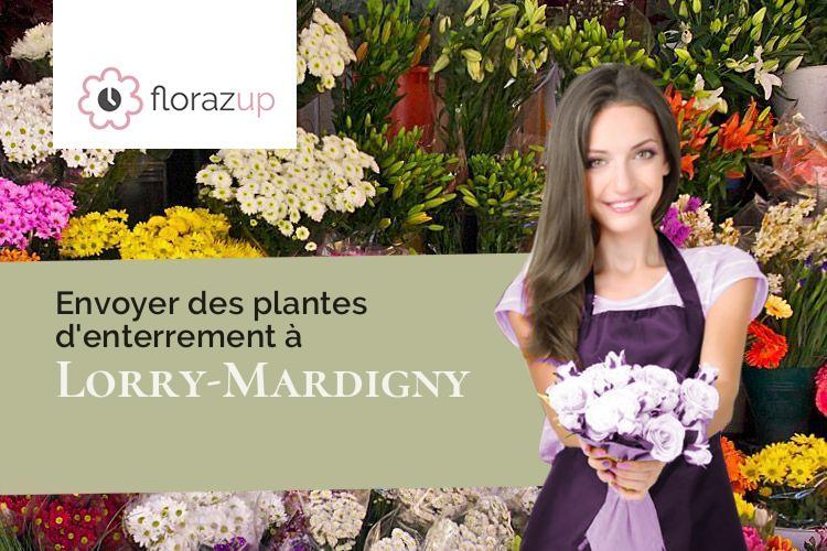 créations de fleurs pour un décès à Lorry-Mardigny (Moselle/57420)