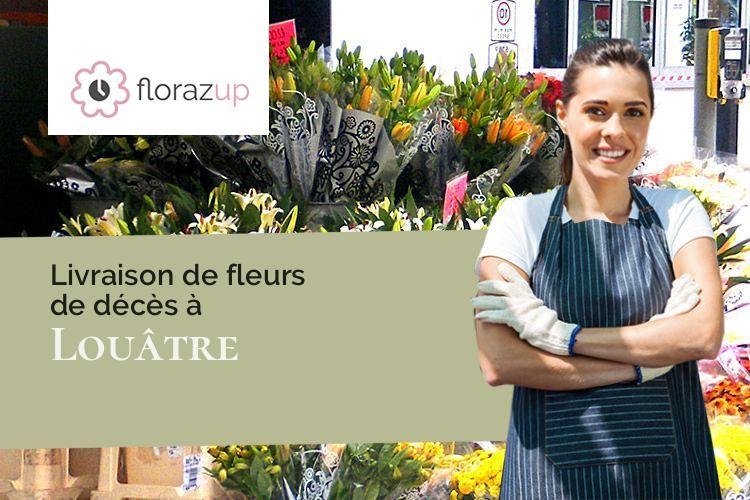 créations florales pour un enterrement à Louâtre (Aisne/02600)