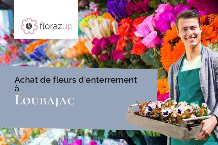 compositions florales pour un enterrement à Loubajac (Hautes-Pyrénées/65100)
