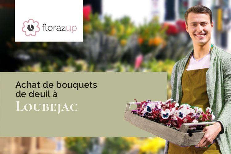 gerbes de fleurs pour une crémation à Loubejac (Dordogne/24550)