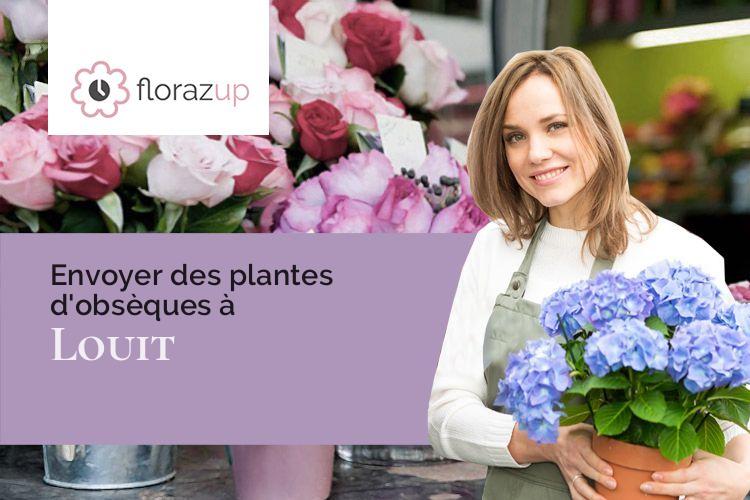 bouquets de fleurs pour des funérailles à Louit (Hautes-Pyrénées/65350)