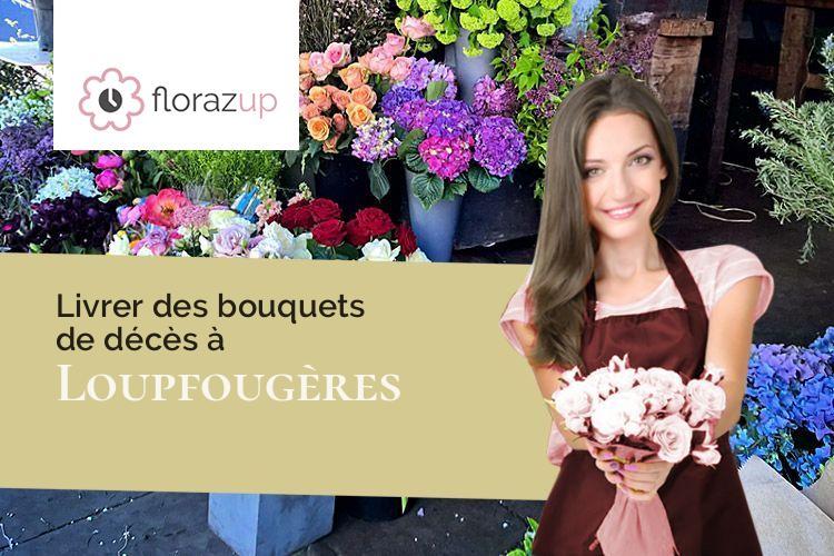 compositions florales pour un enterrement à Loupfougères (Mayenne/53700)