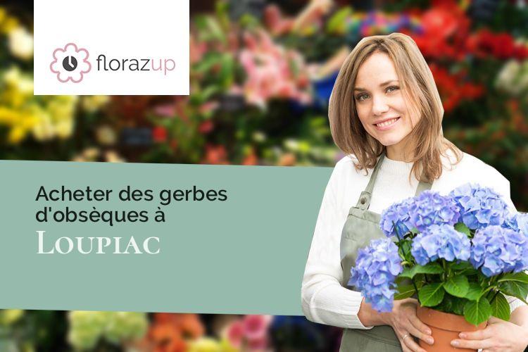 couronnes florales pour une crémation à Loupiac (Tarn/81800)