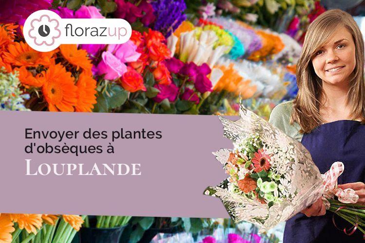 couronnes florales pour des funérailles à Louplande (Sarthe/72210)