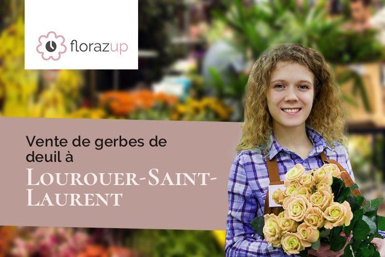 créations de fleurs pour des obsèques à Lourouer-Saint-Laurent (Indre/36400)