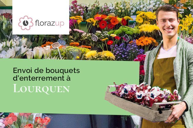 fleurs deuil pour un enterrement à Lourquen (Landes/40250)