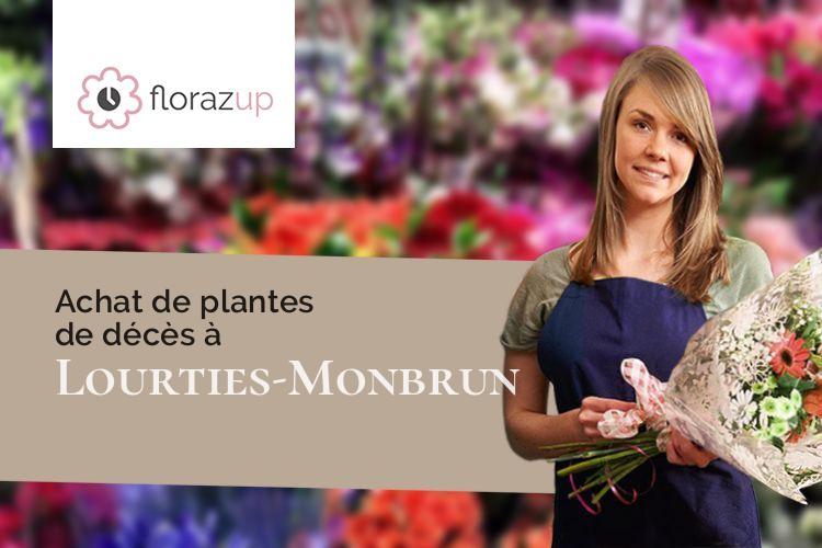 bouquets de fleurs pour des obsèques à Lourties-Monbrun (Gers/32140)