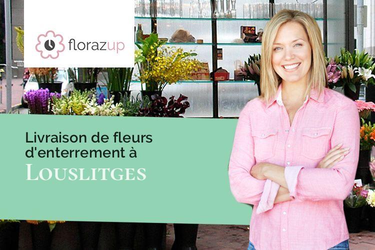 créations de fleurs pour des funérailles à Louslitges (Gers/32230)