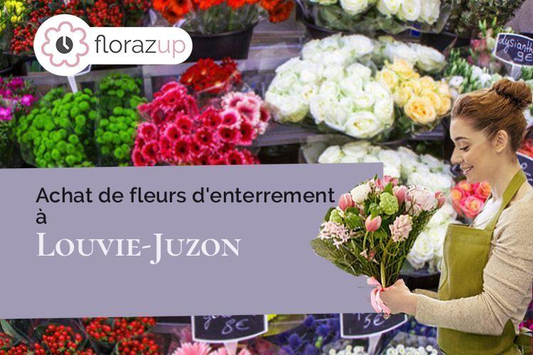 coeur de fleurs pour un enterrement à Louvie-Juzon (Pyrénées-Atlantiques/64260)