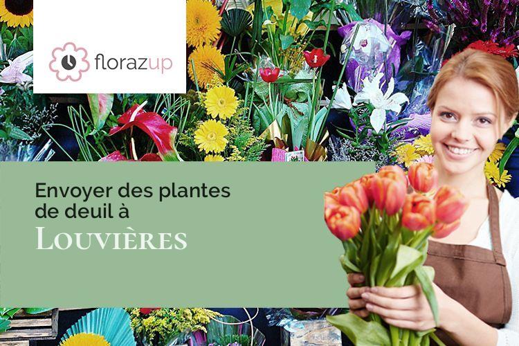 créations florales pour des funérailles à Louvières (Calvados/14710)