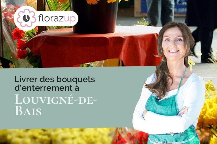 bouquets de fleurs pour des obsèques à Louvigné-de-Bais (Ille-et-Vilaine/35680)