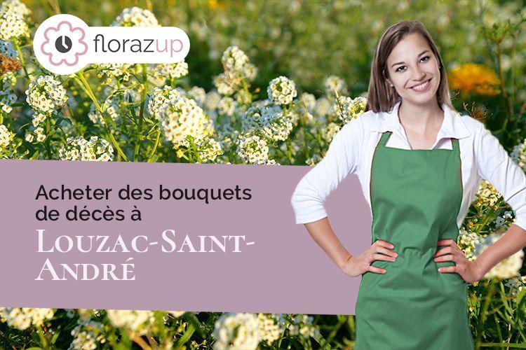 créations florales pour un décès à Louzac-Saint-André (Charente/16100)