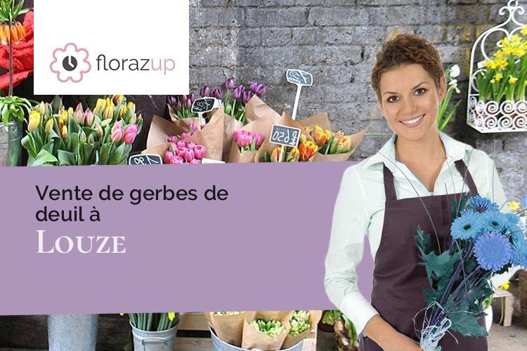 compositions de fleurs pour un décès à Louze (Haute-Marne/52220)