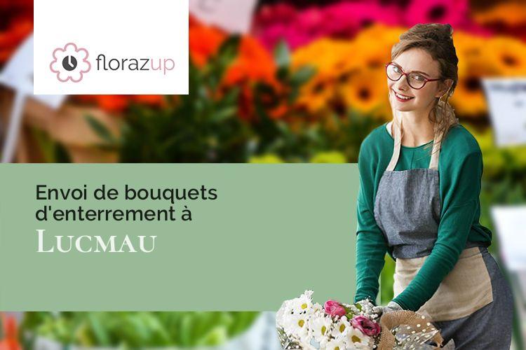 gerbes de fleurs pour des funérailles à Lucmau (Gironde/33840)