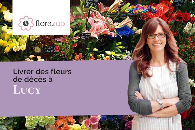 compositions florales pour un enterrement à Lucy (Seine-Maritime/76270)