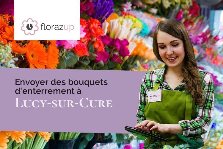 compositions florales pour un décès à Lucy-sur-Cure (Yonne/89270)