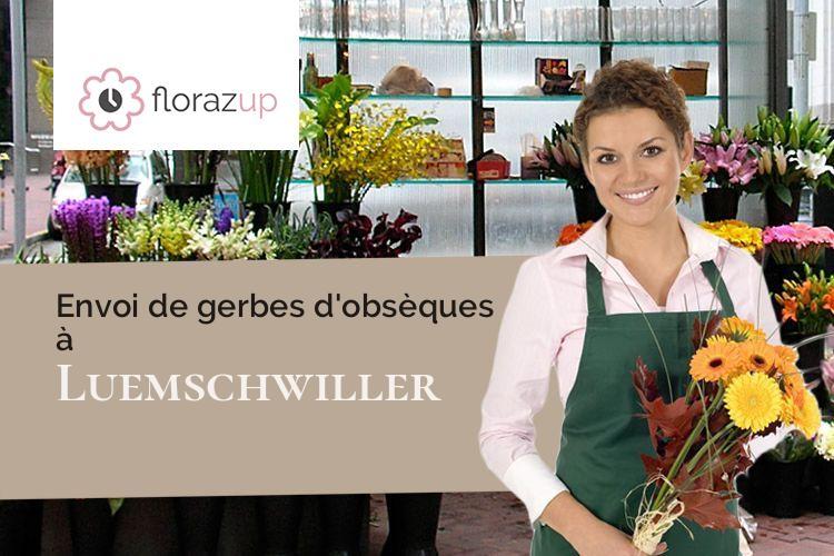 créations florales pour un enterrement à Luemschwiller (Haut-Rhin/68720)