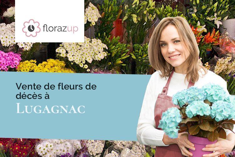 coupes de fleurs pour un décès à Lugagnac (Lot/46260)