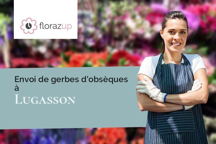 créations florales pour un enterrement à Lugasson (Gironde/33760)